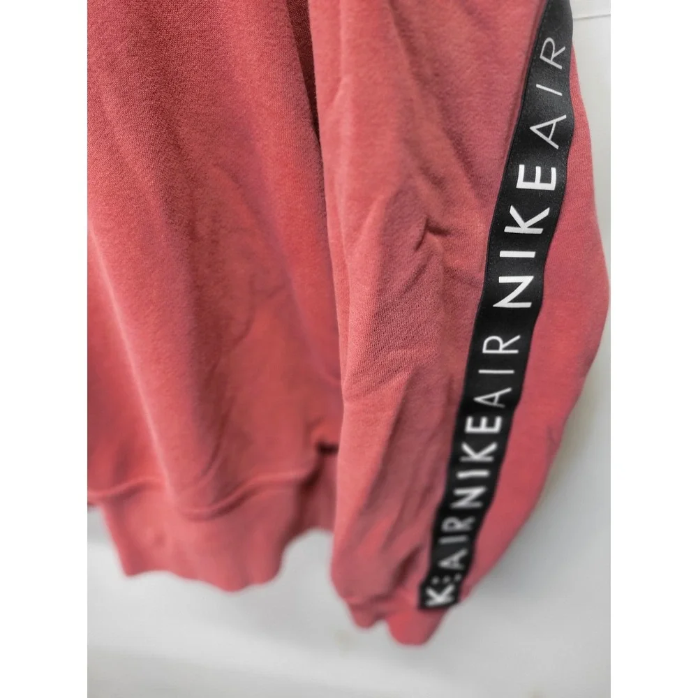 Nike Air‎ Hoodie Womens Small Pullover Sweatshirt Pink Logo Graphic
